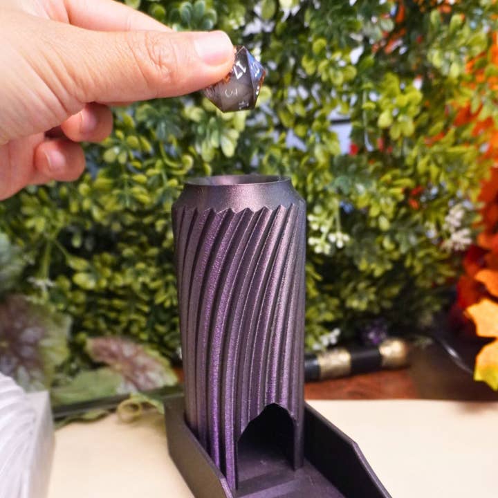 Minva Tabletop Design Co - Wholesale Dice - Mini Spiral Dice Tower7