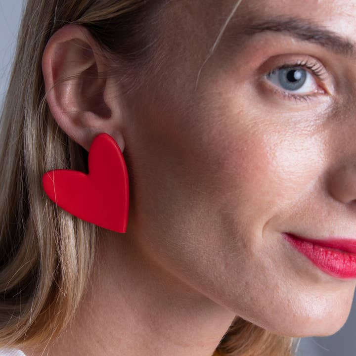 DELAROSA STUDIO - Wholesale Dangle Earrings - Red Latido Earrings0