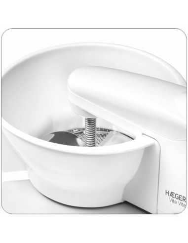 Haeger - Vente Appareils électroménagers - Presse-purée électrique VITE VITE - 25W avec 3 disques de coupe4