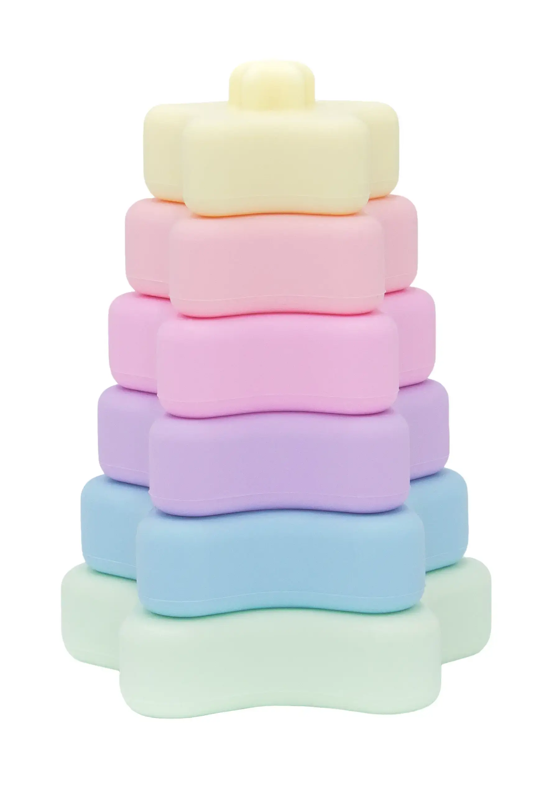 Bizzu - Wholesale Stacking Rings Game - Baby - Silicone Stacking & Teething Star Toy0