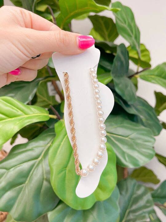 Bracelets de cheville à chaîne à perles et cordes pour la vente par Prep Obsessed Wholesale