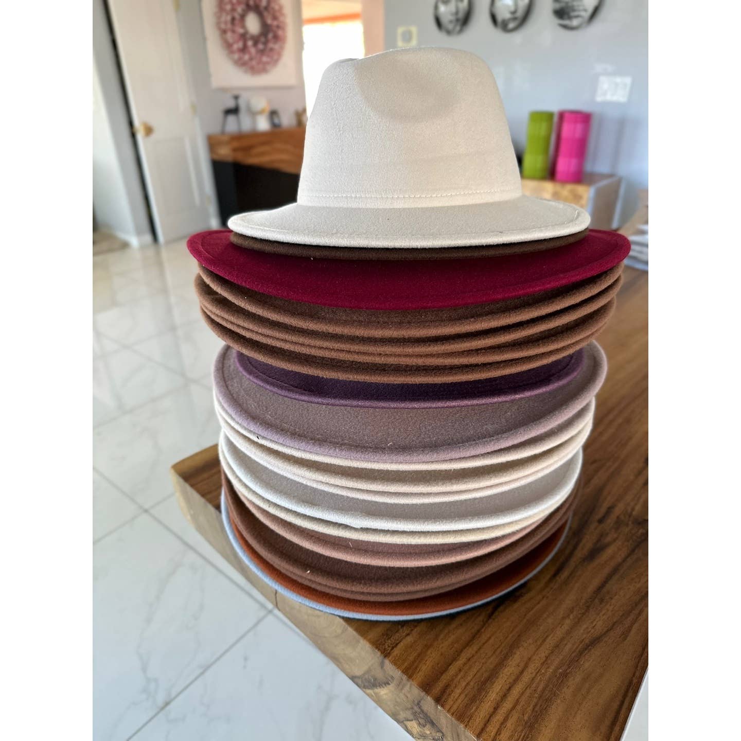 One and Only Accessories - Wholesale Fedora - Women's - Painting or decorating hats-12- Pcs Assorted Packs3