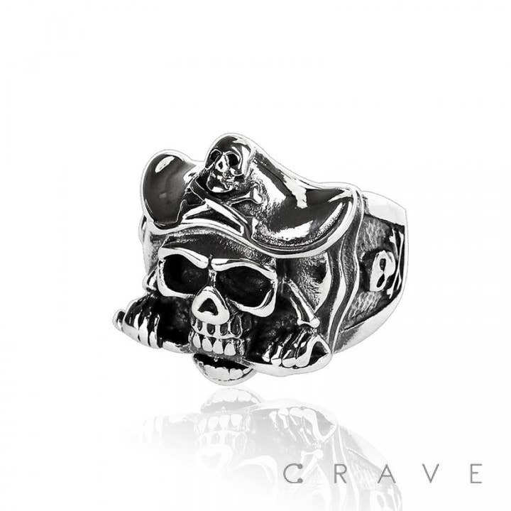 ANEL DE MOTOCICLISTA PIRATA CAVEIRA MORTA SS por atacado de CRAVE