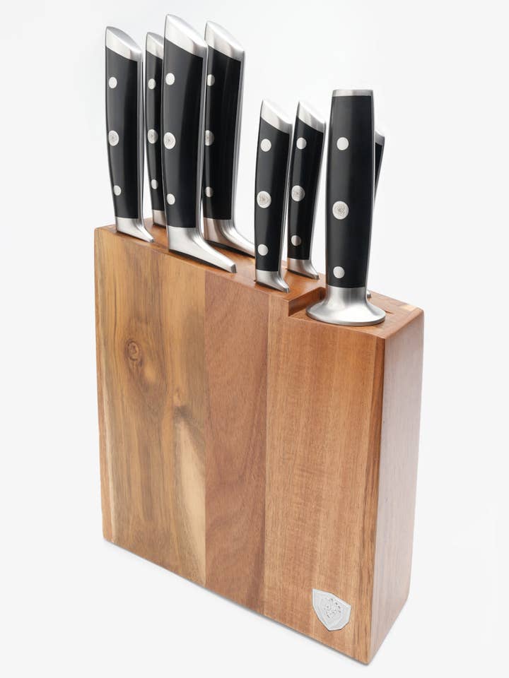 8-Piece Knife Block Set | Gladiator Series | Knives NSF Certified | Dalstrong © for wholesale by Dalstrong