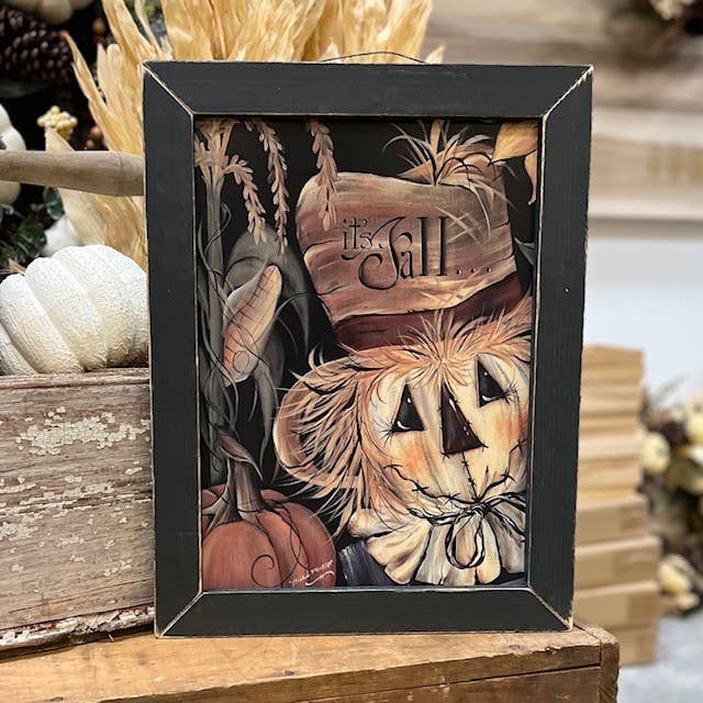 JanMichaels Art & Home - Wholesale Wall Sign - MM301 It's Fall Scarecrow