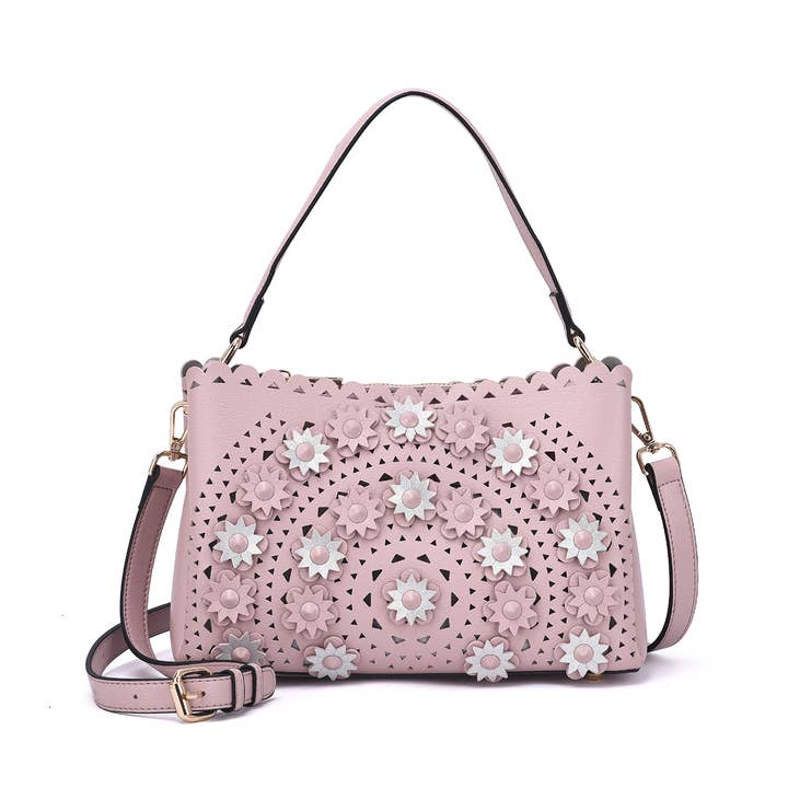 Mellow World - Wholesale Crossbody Bag - Women's - Piper 3D Floral Crossbody1