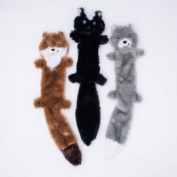 Skinny Peltz Large Weasel, Skunk, Wolf - Dog Toy for wholesale by ZippyPaws