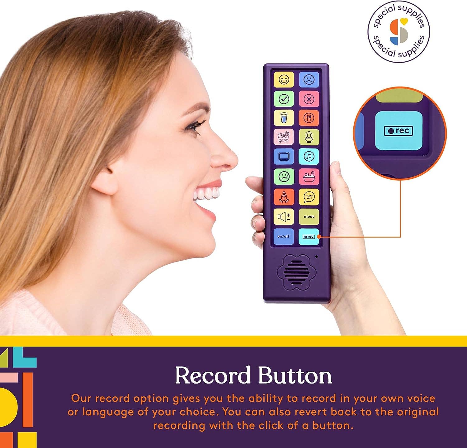 Special Supplies - Wholesale Electronic Toy - Kids & Baby - Special Supplies AAC Communication Device for Speech Therapy, Talker Buddy Communication Device for Non Verbal Kids & Adults, Autism Talking Aids for Home or School, Communication Device W/Travel Bag and Recording Option1