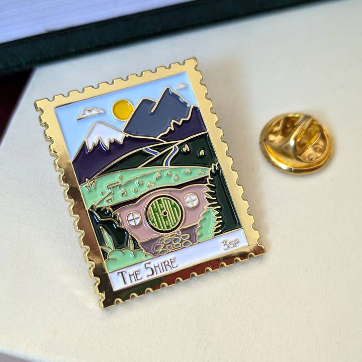 Beyond the Shelf - Wholesale Lapel Pin/Button - Lord of the Rings: Shire Enamel Pin Badge, Bookish Souvenirs0