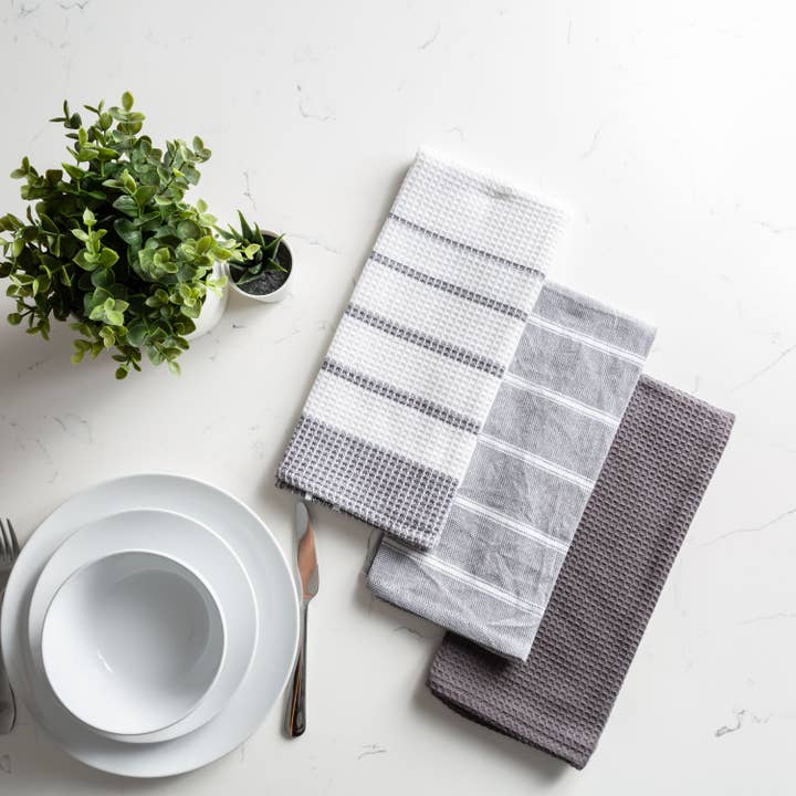 Fabstyles - Wholesale Tea Towel - Fabstyles Fouta Kitchen Towel - Set of 3