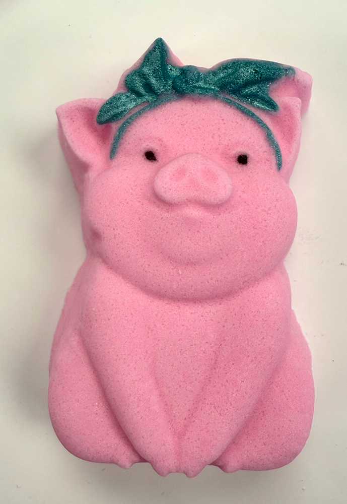 Poppy & Thyme - Wholesale Bath Bomb/Fizz - Pink Piggy Bath Bomb1