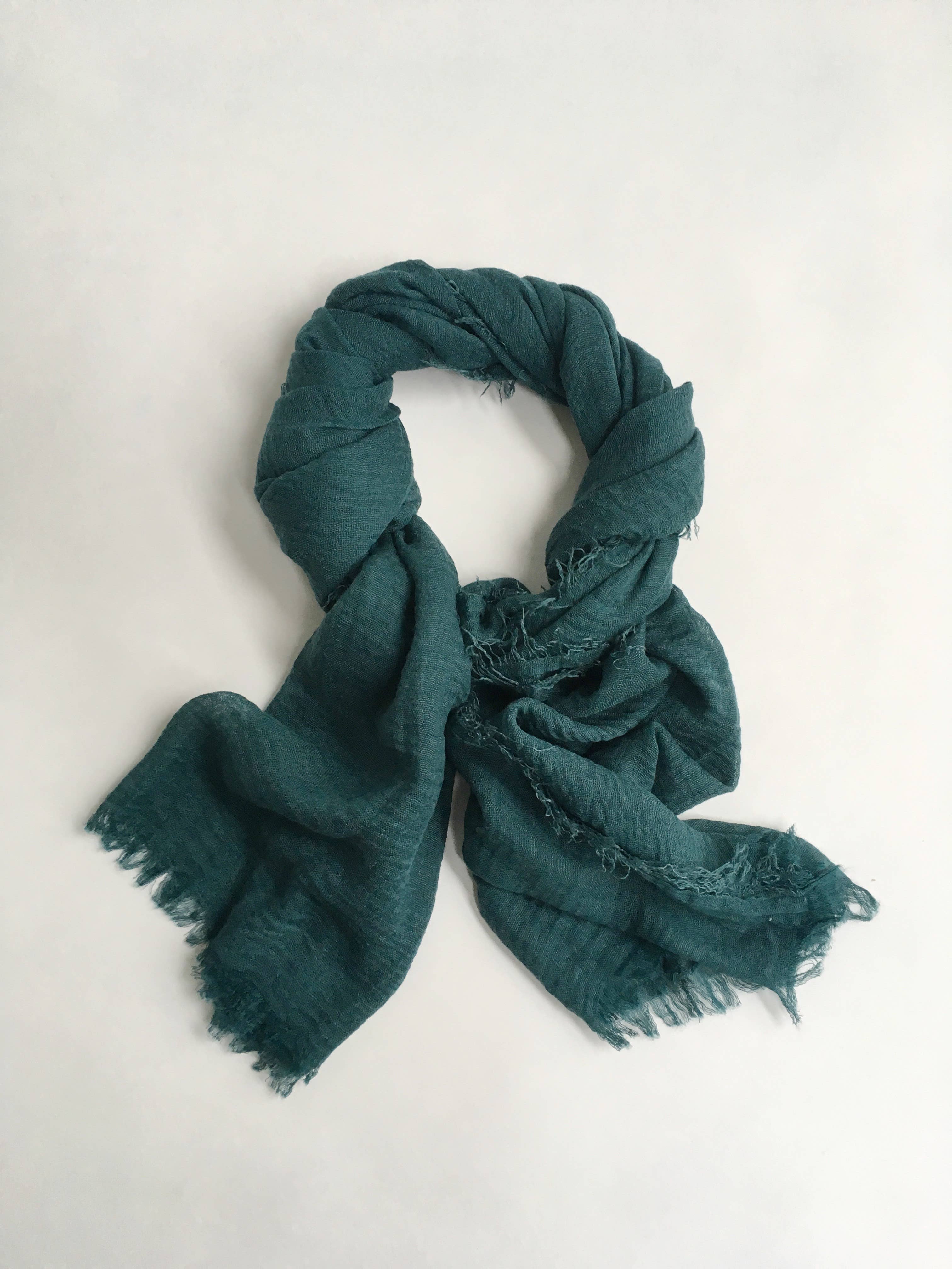 cariceprints… – Großhandel Schal – Damen – cariceprints... Handbedruckter Halstuch aus Leinenmix in Bea's Bee11