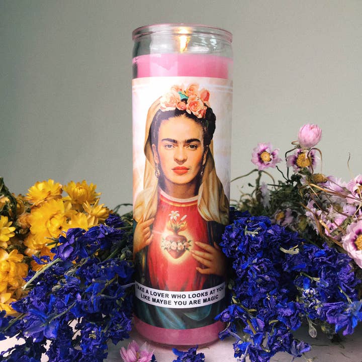 Saint Frida Prayer Candle for wholesale by Ain't Saint
