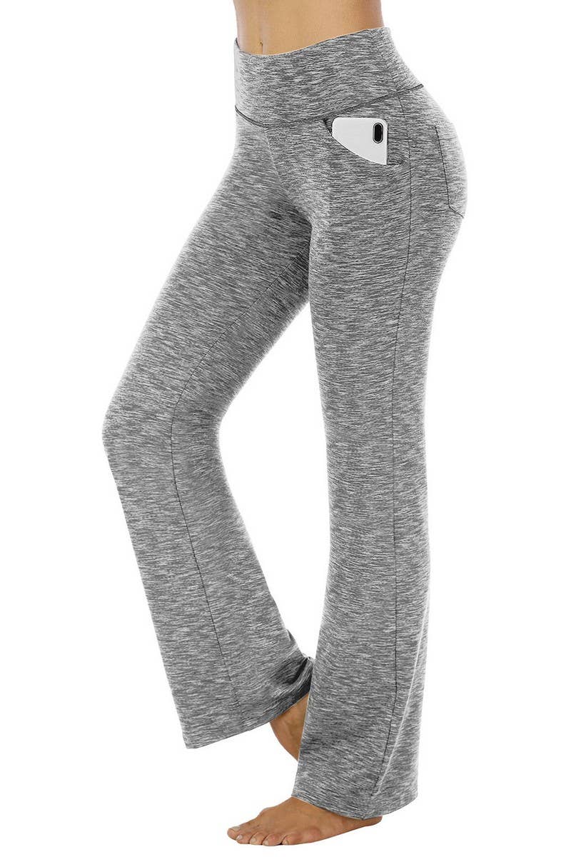 NINEXIS - Wholesale Pants - Women's - CWBLP01152_WOMEN HIGH WAIST FLARE LEG YOGA PANTS15