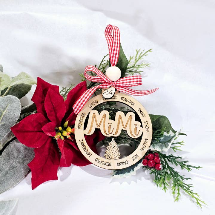 Grandma Name Ornaments – Nana, Mimi, Gigi, Grammy & More for wholesale by Cul de Sac Critters