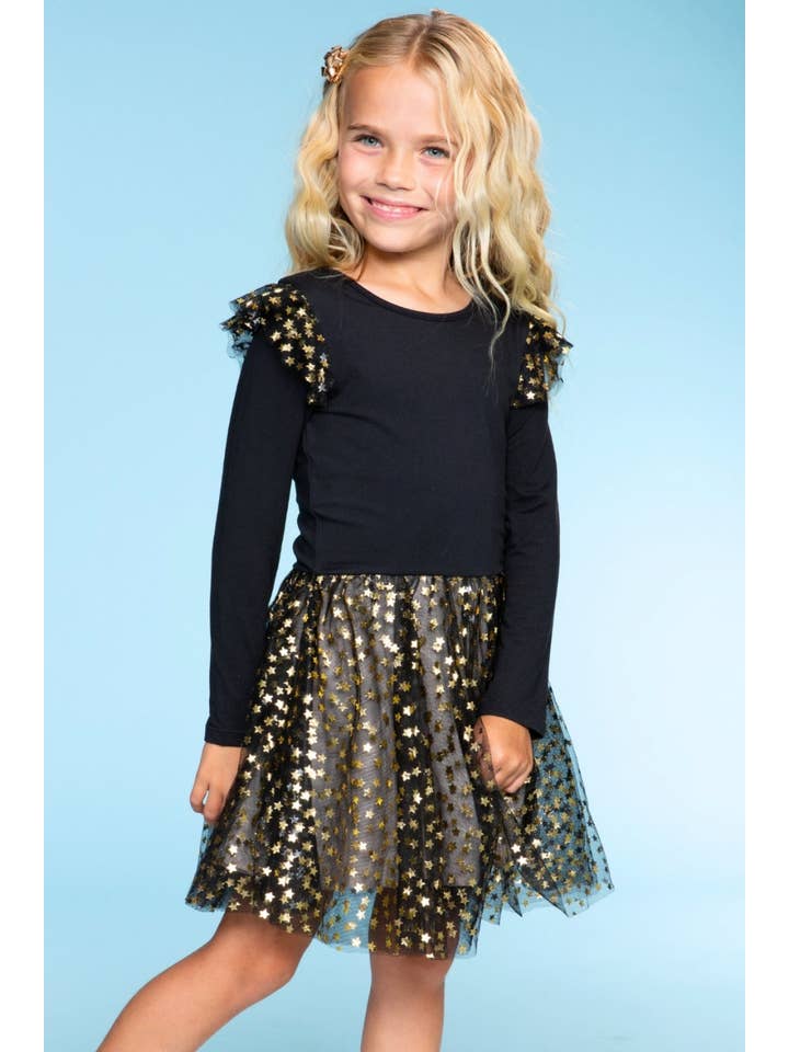 PixieLane - Wholesale Dress - Kids - Simply Soft Bow Back Be Happy Tulle Dress9