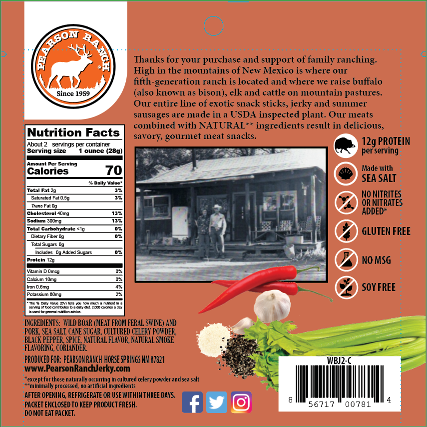 Pearson Ranch Elk & Bison Jerky - Wholesale Jerky - Wild Boar Jerky 2