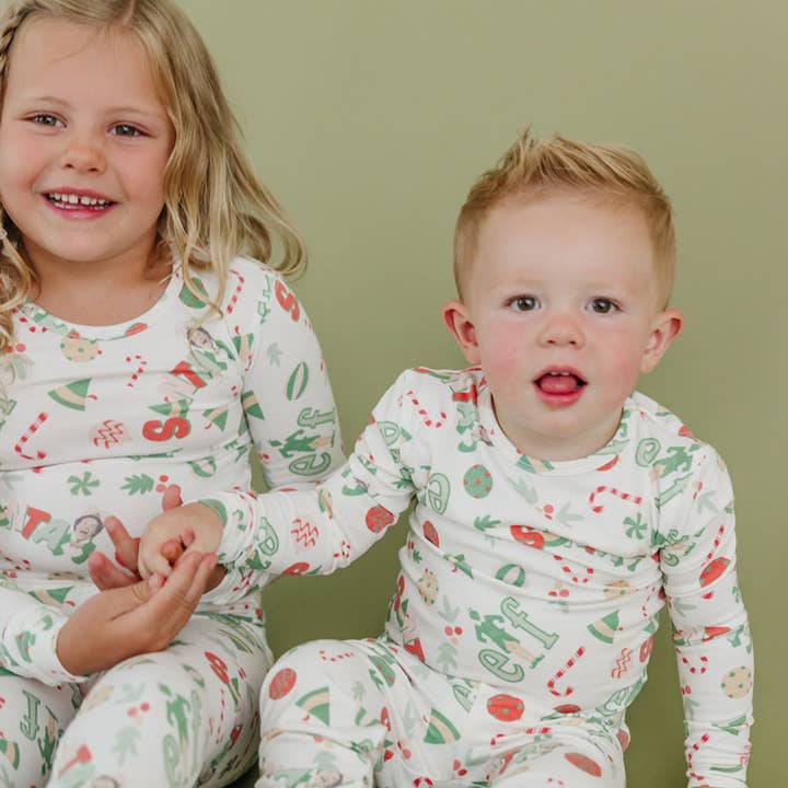 Copper Pearl - Wholesale Sleepwear Set - Kids - 2pc Long Sleeve Pajama Set - Elf4