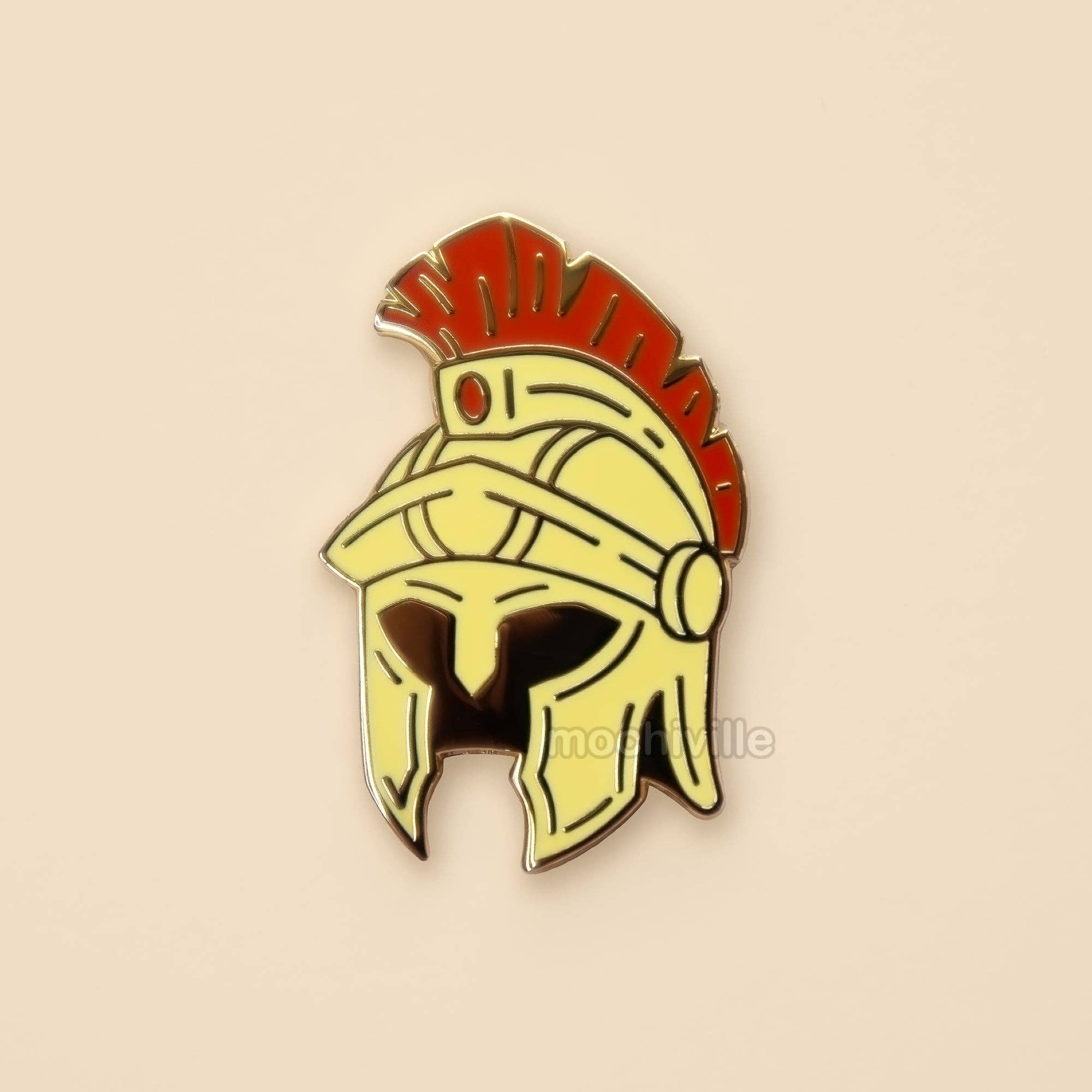 Mochiville - Wholesale Lapel Pin/Button - Warrior's Helmet Enamel Pin