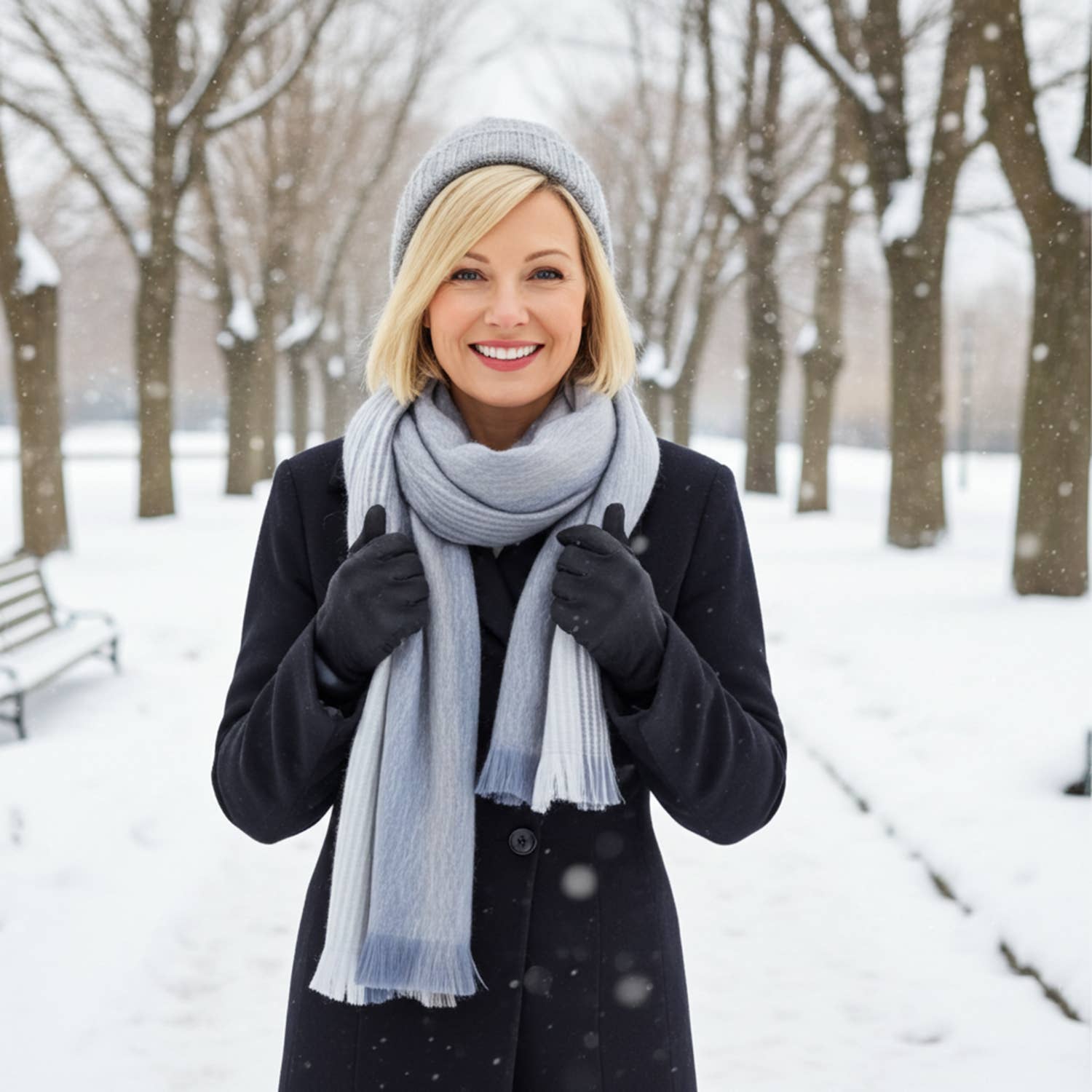 Shupaca Alpaca – Cachecol - Unissexo por atacado – Lenço Alpaca - Polar Drift1