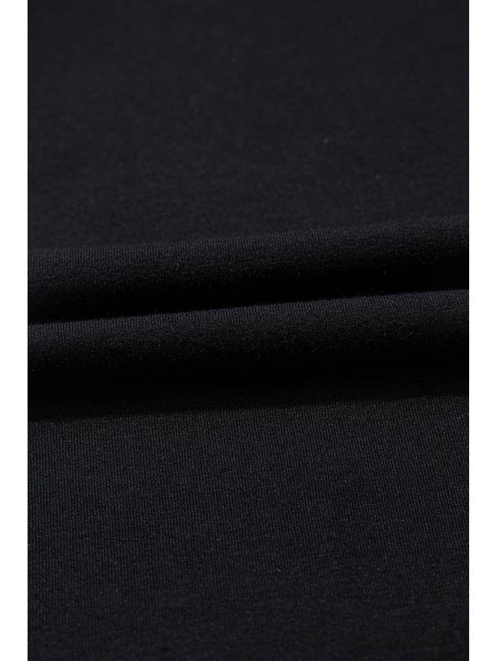 Comme indiqué Blouse à col en V contrasté avec manches bouffantes | S-XL en vente sur Faire