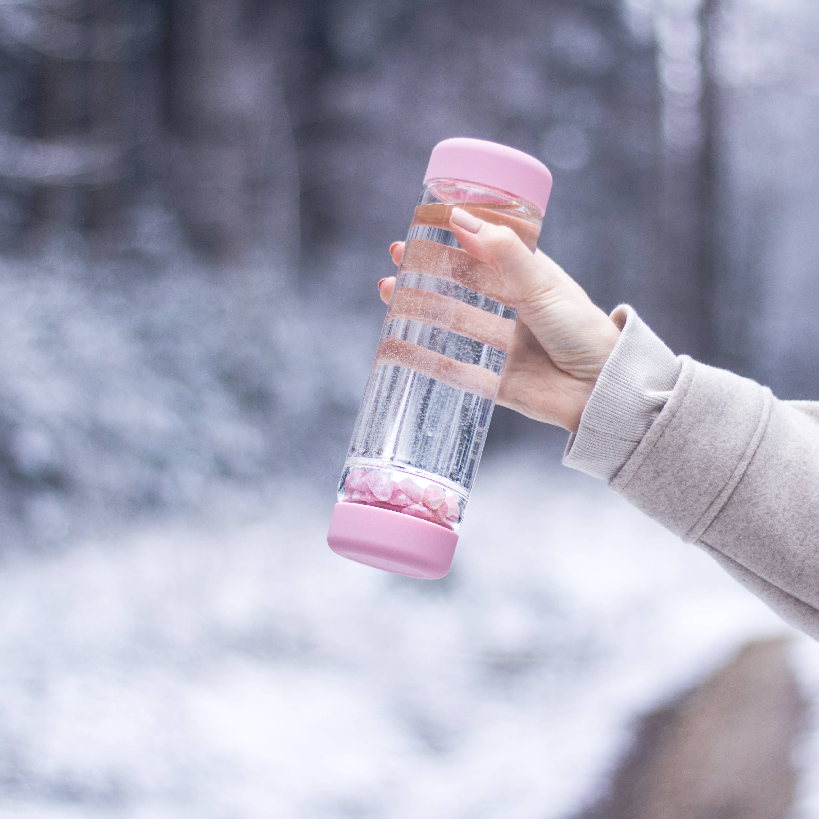 VitaJuwel USA - Wholesale Water Bottle - Inu! ROSE | DIY Crystal Water Bottle3