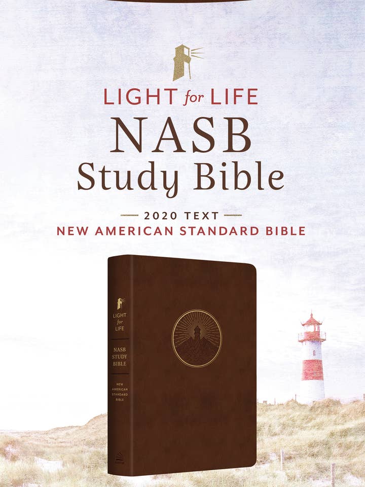Light for Life NASB Study Bible (Mahogany Lighthouse) for wholesale by Barbour Publishing, Inc.