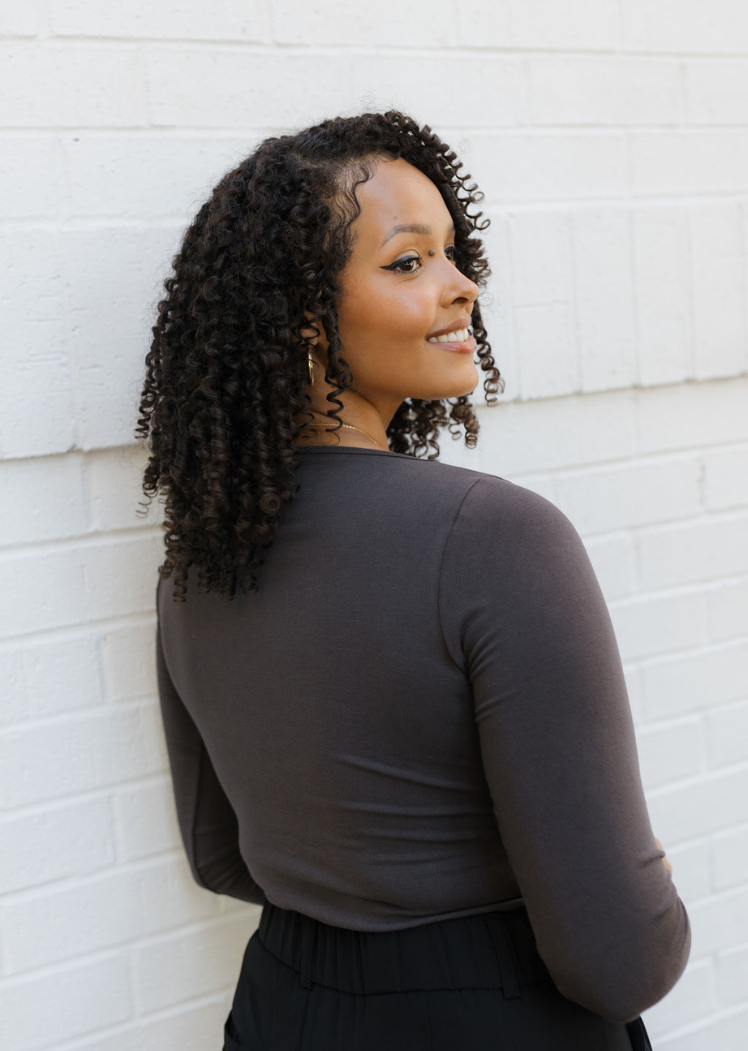 ELIETIAN - Vente Haut en maille – femme - Manches longues réversibles - Coupe incurvée41