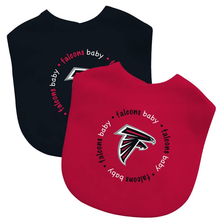 Masterpieces Puzzles - Wholesale Bib - Baby - Atlanta Falcons - Baby Bibs 2-Pack