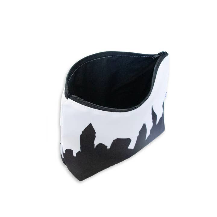 Anne Cate - Wholesale Makeup/Cosmetic Bag - Cleveland Ohio Skyline Cosmetic Makeup Bag