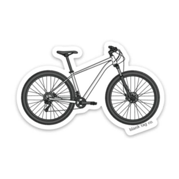 Blank Tag Co.® Waterproof Sticker - Mountain Bike for wholesale by Blank Tag Co. - Waterproof Stickers