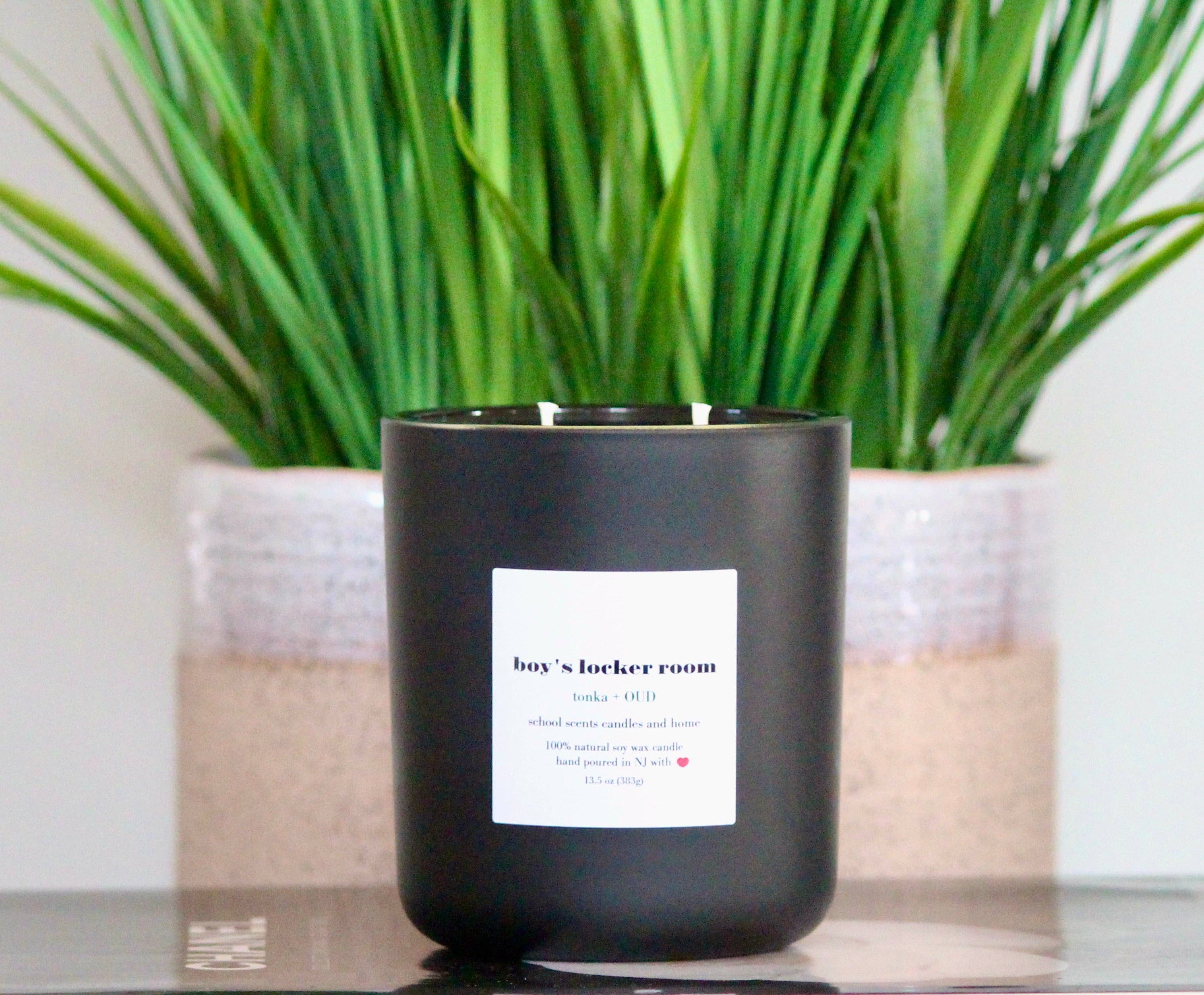 School Scents Candles - Wholesale Jar/Filled Candle - Boy's Locker Room 13.5 oz1