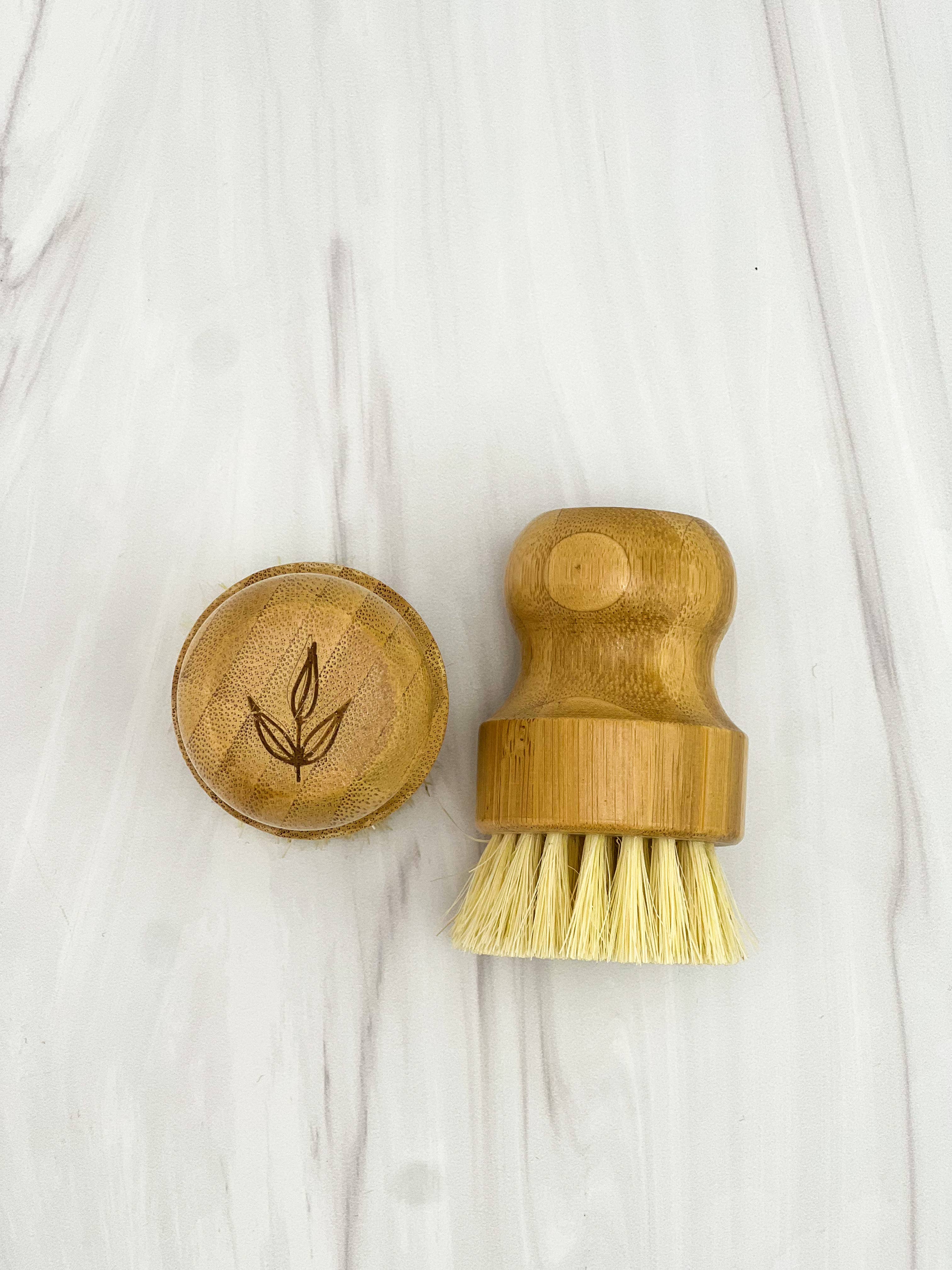 MamaSuds | Non-toxic Household Cleaners + Real Soap - Vente Brosses de nettoyage - Brosse à pot en bambou2