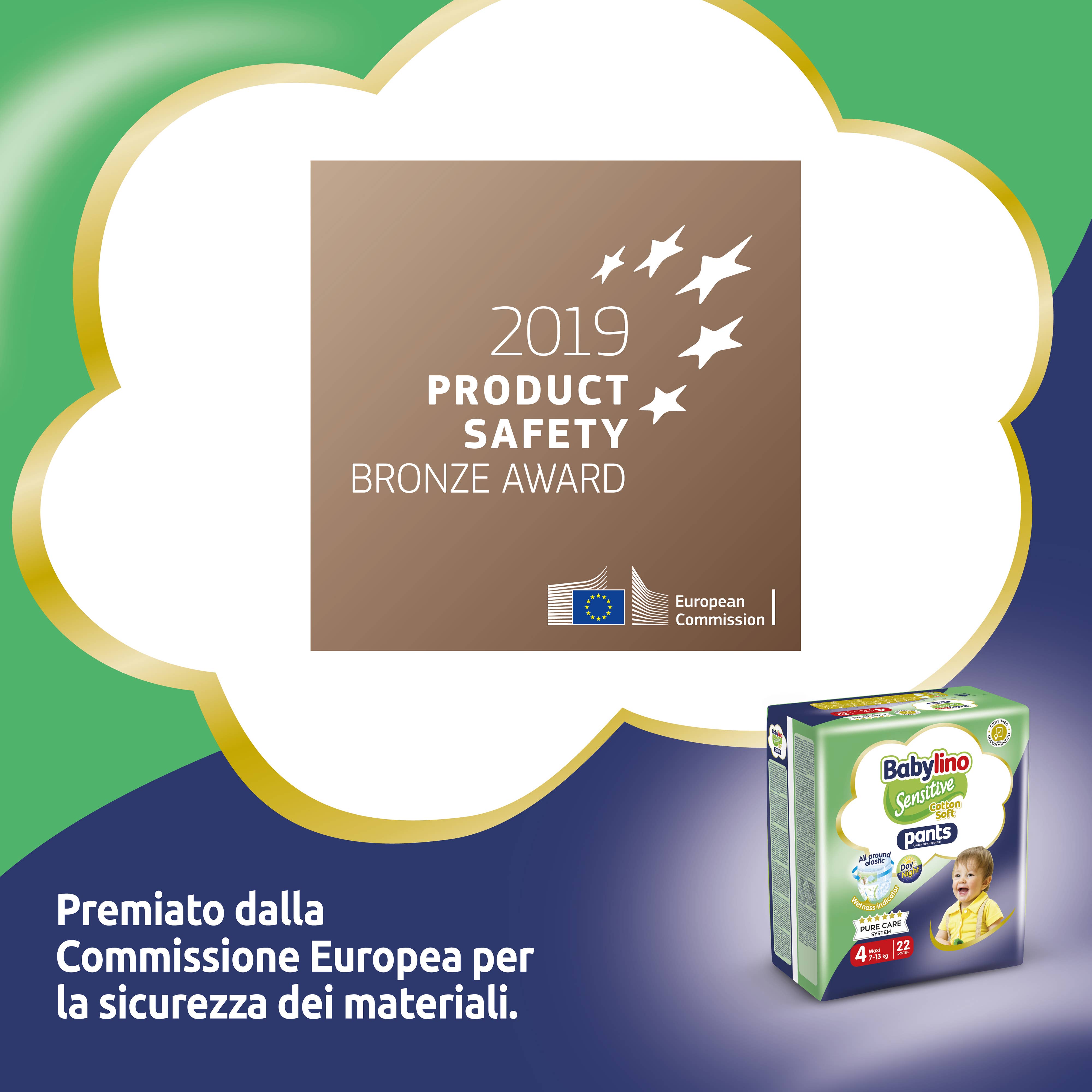 Babylino – Großhandel Windel (nicht aus Stoff) – Baby – Babylino Sensitive Cotton Soft, Windelhöschen Größe 4, 22 Stück6