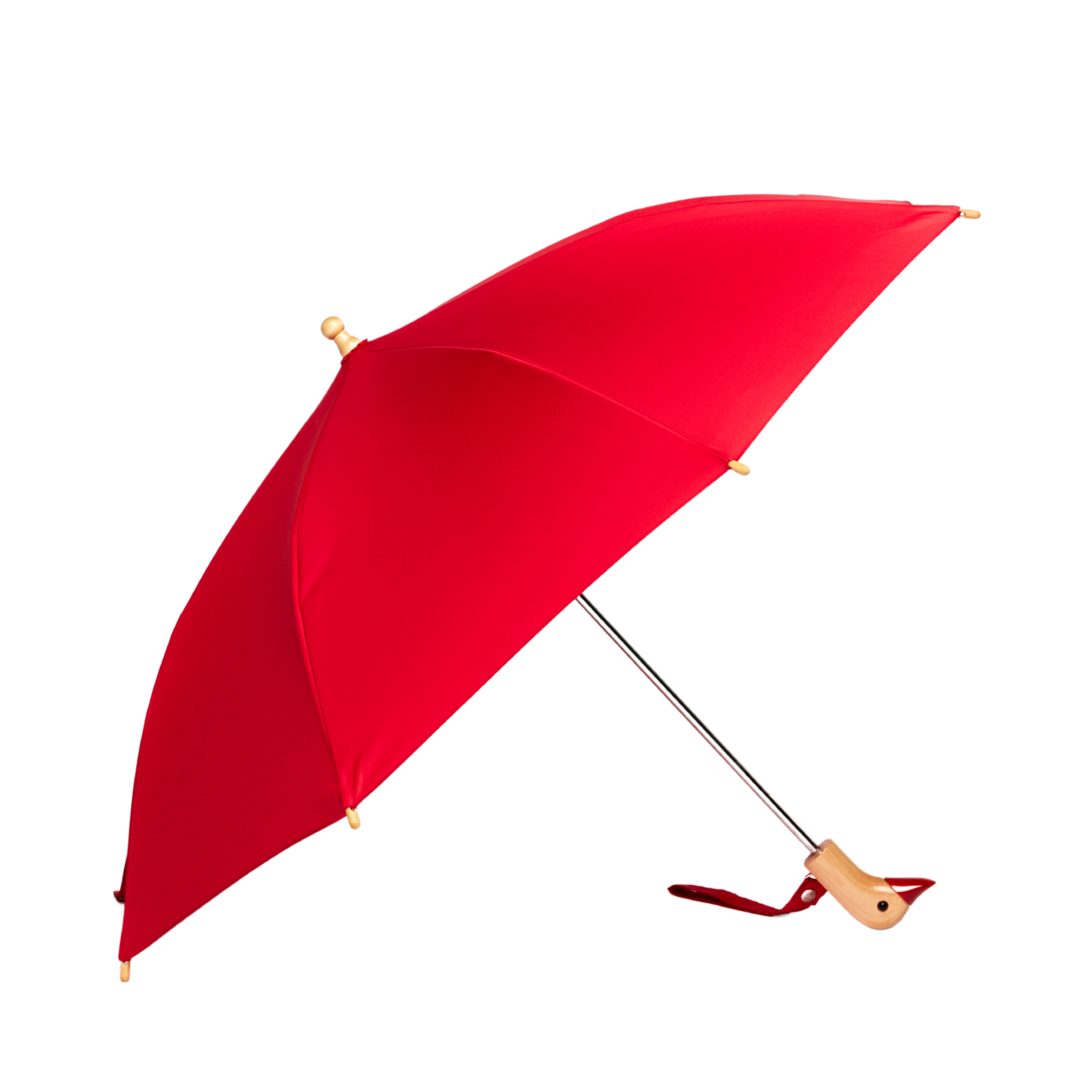 Original Duckhead USA - Wholesale Umbrella - Kids - Red Kids Eco-Friendly Duckling Wood Umbrella0