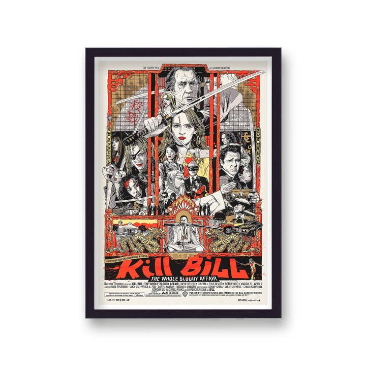 Gallery Print and Art - Wholesale Poster - Kill Bill V2 Reimagined Movie Poster