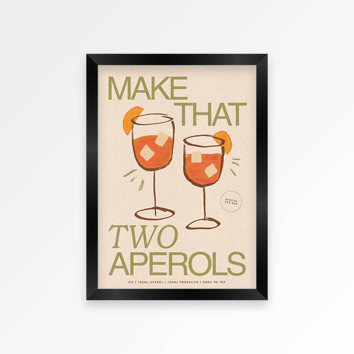 Proper Good - Vente Affiche d'art - Impression Aperol8