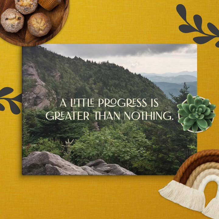 "PROGRESS Fade-Resistant Art Print: Inspirational Landscape for wholesale by VIBELINK