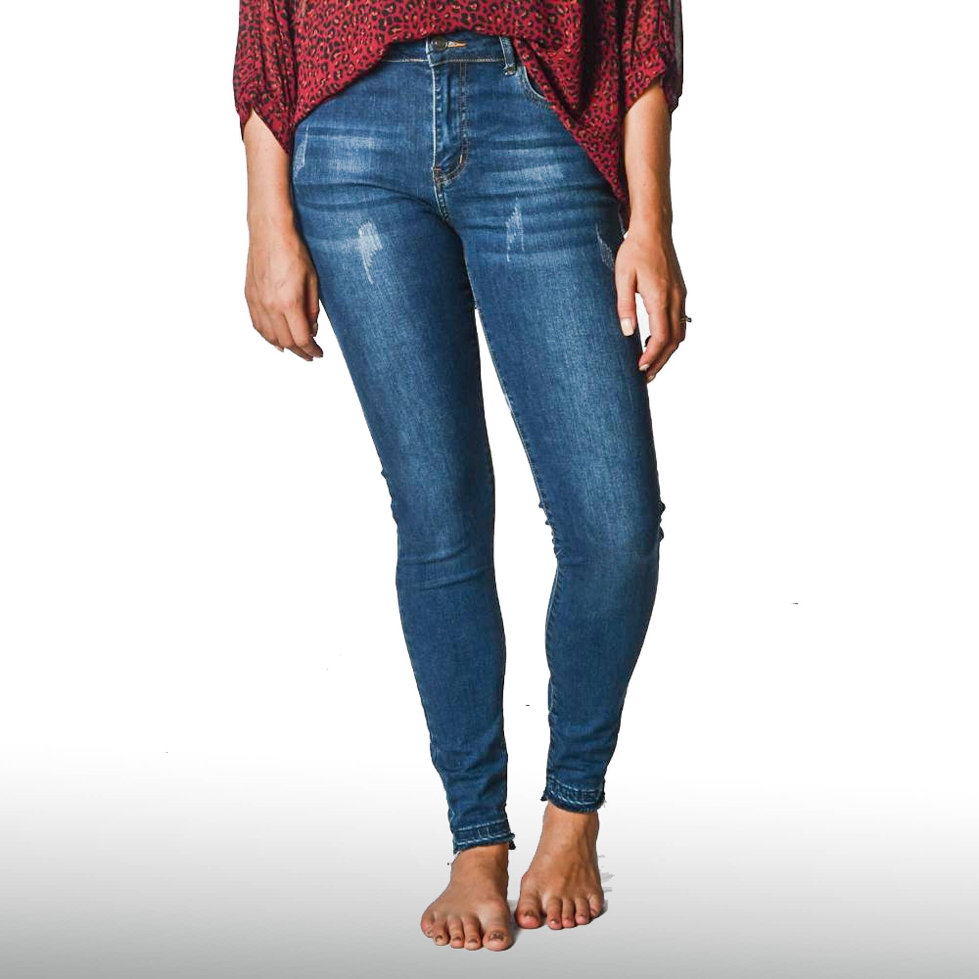 Vivette Apparel - Wholesale Jeans - Women's - Denim Released Hem Skinnies2