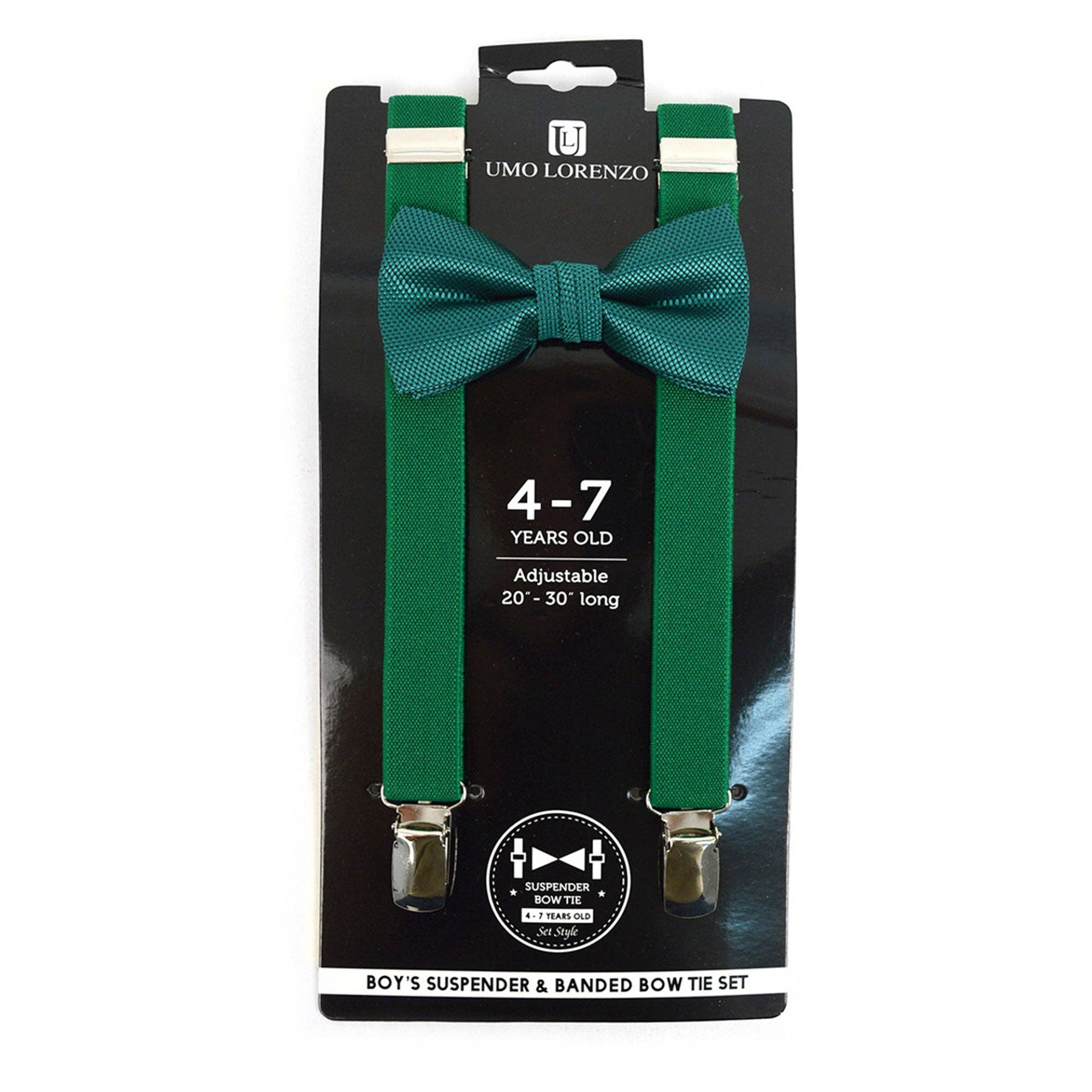 TAPA fashion - Wholesale Suspenders - Kids - Boy's 4-7 Years Old Suspenders & Bow Tie Set BTHSU47- 63088