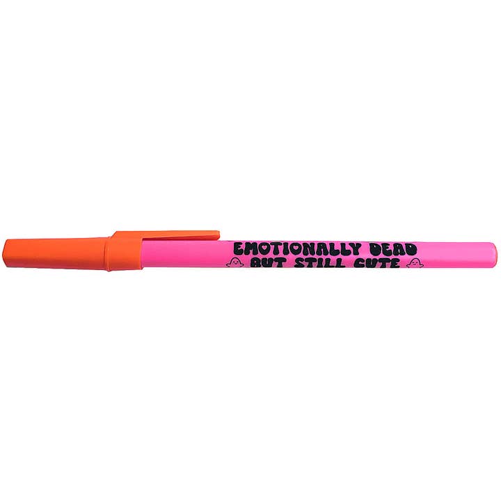 Krystan Saint Cat - Wholesale Pen - Emotionally Dead But Still Cute Halloween Ballpoint Pen1