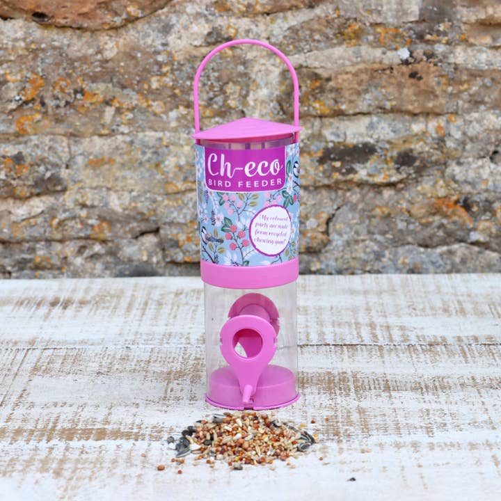 Wildlife World – wholesale Bird feeder – CH-ECO Recycled Multi-Coloured Bird Feeders - Made in the UK4