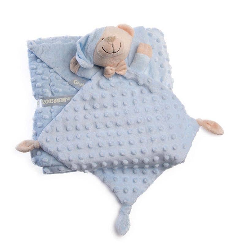 STAR WAY, S.L. - Wholesale Security/Cuddle Blanket - Baby - Attachment blanket set + embroidered baby comforter0