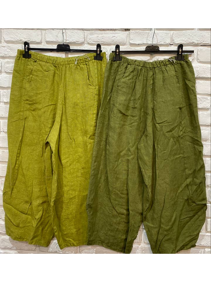 la maison des fibres naturelles - Wholesale Pants – Women's - linen pants 669057 100% LINEN44