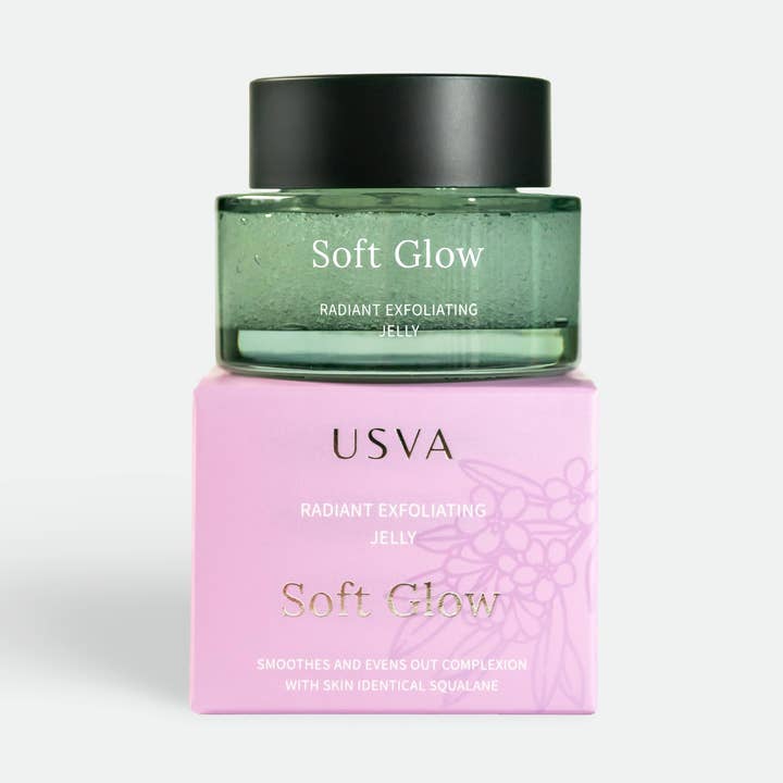 Soft Glow Radiant Exfoliating Jelly for wholesale by Usva Cosmetics