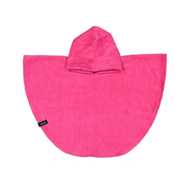 Ericeira Terry Poncho Neon Rosa Bebé por atacado de Futah