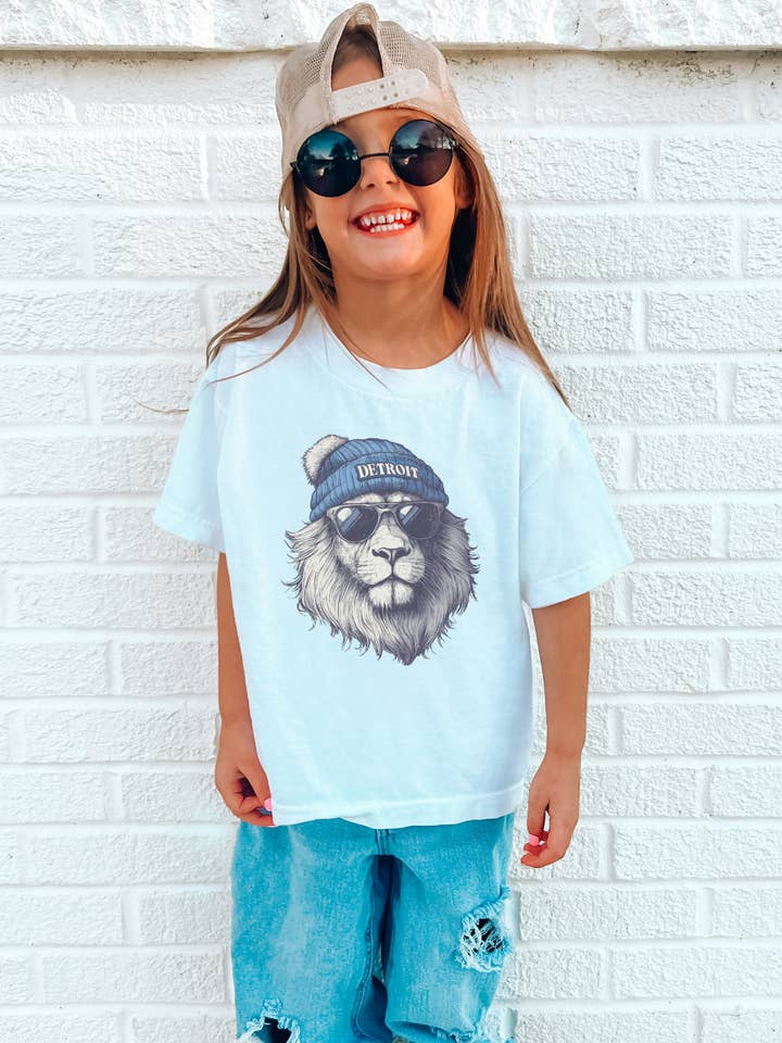 Detroit Lions Beanie Jugend Grafik T-Shirt für den Großhandel von Uncommon Label