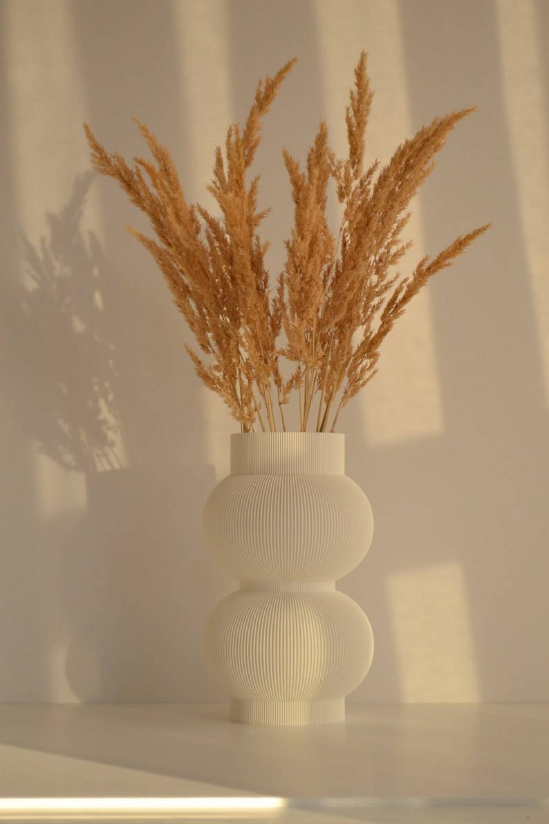 Grof Amsterdam - Wholesale Vase - Bulba - 3D printed vase for dried flowers10