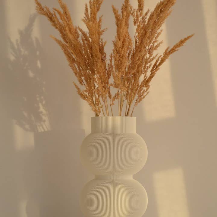 Grof Amsterdam - Wholesale Vase - Bulba - 3D printed vase for dried flowers10