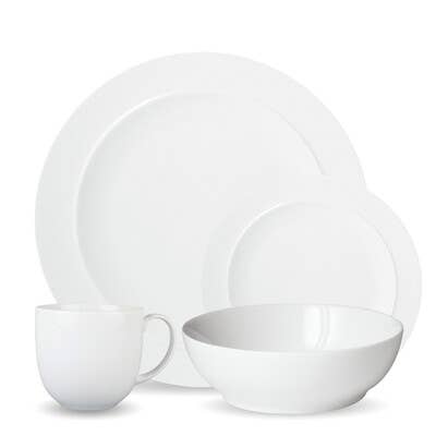 WHITE BY DENBY 16 PIECE TABLEWARE SET for wholesale by Denby Brands